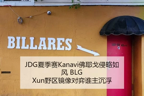 JDG夏季赛Kanavi佛耶戈侵略如风 BLG Xun野区镜像对弈谁主沉浮